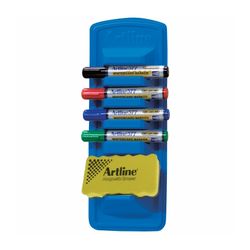 Artline 577 Whiteboard Caddy Starter Kit Includes Markers