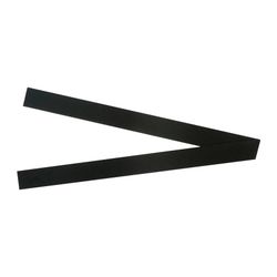 Quartet Magnet Strips 25x300mm Black Pack 2