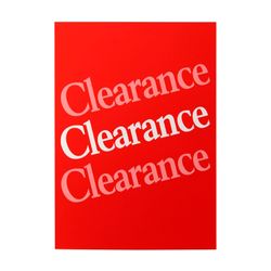 Quikstik Sign A4 Clearance Pack 10