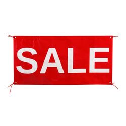 Quikstik Banner Sale 1200x600mm Exterior Pvc