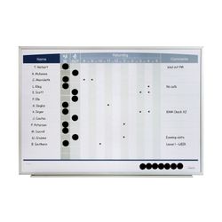Quartet Planner Board Matrix In/Out 410x580mm