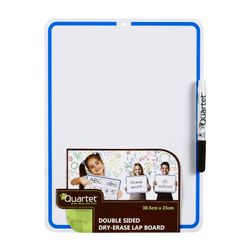 Quartet Whiteboard 2 Sided Lap 230x305mm Non-Magnetic Blank/Dotted Thirds Lined