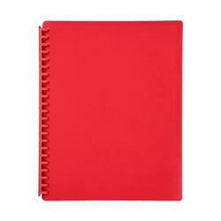 Marbig Display Book A4 Refillable 20 Pocket Red