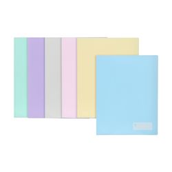 Marbig Display Book 20 Pocket Non Refillable A4 Pastel Assorted