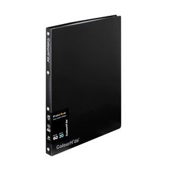 Marbig Colourhide My (Refillable) Display Book A4 20 Pocket Black