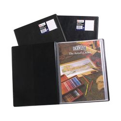 Rexel Display Book A4 Slim View 24 Pocket Black