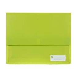 Marbig Polypick A4 Heavy Duty Document Wallet Lime