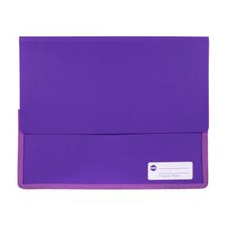 Marbig Polypick A4 Heavy Duty Document Wallet Purple