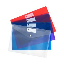 Marbig Doculope Document Wallet A4 Assorted Pack 10