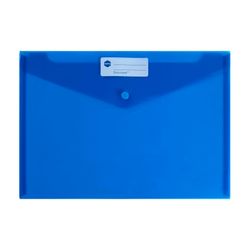 Marbig Doculope Document Wallet A4 Blue - Sold Each (10 per pack)