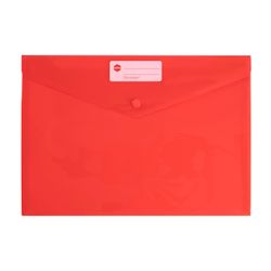 Marbig Doculope Document Wallet A4 Red - Sold Each (10 per pack)
