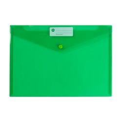 Marbig Doculope Document Wallet A4 Green - Sold Each (10 per pack)