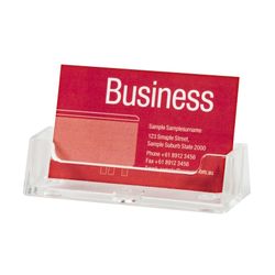 Esselte Business Card Holder Clear