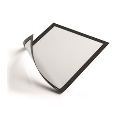 Durable Duraframe Magnetic Sign Holders A4 Black Pack 5