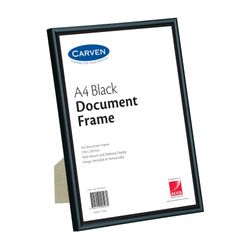 Carven Document Frame Black A4