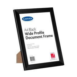 Carven Certificate Frame A4 Black
