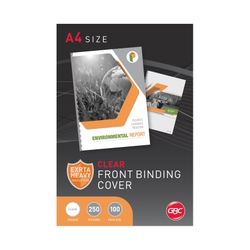 Gbc Binding Cover A4 250 Micron Clear Pack 100