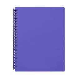 Marbig Display Book A4 Refillable 20 Pocket Purple