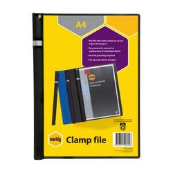 Marbig Clamp File A4 Black