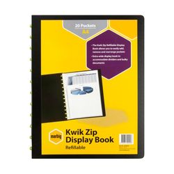 Marbig Kwik Zip Display Book A4 Refillable