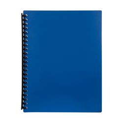 Marbig Display Book 2007401 A4 Refillable Blue 40 Pocket