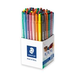 Staedtler Noris Wax Twister Crayons - Assorted Colours 221 C72 Pack 72