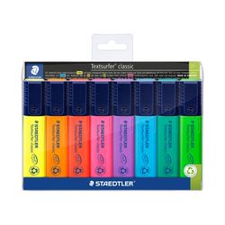 Staedtler Textsurfer Classic Highlighters Wallet Of 8 Assorted Colours 364 WP8