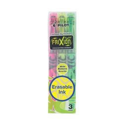 Pilot Frixion Light Erasable Highlighter Assorted Wallet 3