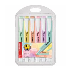 Stabilo Swing Cool Highlighter Pastel Assorted Wallet 6