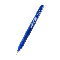 Artline 200 Fineliner Pen 0.4mm Blue - Sold Each (12 per Box)