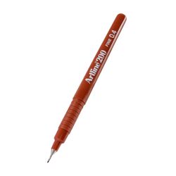 Artline 200 Fineliner Pen 0.4mm Brown - Sold Each (12 per Box)