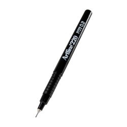 Artline 220 Fineliner Pen 0.2mm Black - Sold Each (12 per Box)