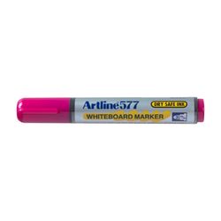 Artline 577 Whiteboard Marker 3mm Bullet Pink - Sold Each (12 per Box)