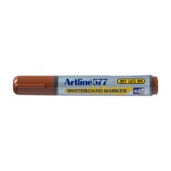 Artline 577 Whiteboard Marker 3mm Bullet Brown - Sold Each (12 per Box)