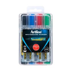 Artline 577 Whiteboard Marker 3mm Bullet Assorted Magnetic Wallet 4