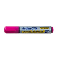 Artline 579 Whiteboard Marker 5mm Chisel Nib Pink - Sold Each (12 per Box)