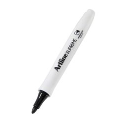 Artline Supreme Whiteboard Marker Bullet 1.5mm Black - Sold Each (12 per Box)