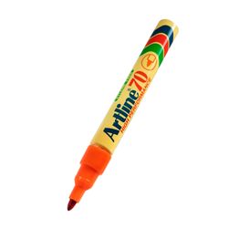 Artline 70 Permanent Marker 1.5mm Bullet Nib Orange - Sold Each (12 per Box)