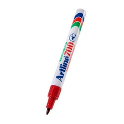 Artline 700 Permanent Marker 0.7mm Bullet Nib Red - Sold Each (12 per Box)