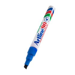 Artline 90 Permanent Marker 5mm Chisel Nib Blue - Sold Each (12 per Box)