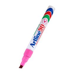 Artline 90 Permanent Marker 5mm Chisel Nib Pink - Sold Each (12 per Box)