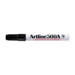 Artline 500A Whiteboard Marker 2mm Bullet Nib Black - Sold Each (12 per Box)