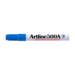 Artline 500A Whiteboard Marker 2mm Bullet Nib Blue - Sold Each (12 per Box)