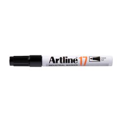 Artline 17 Industrial Permanent Marker 1.5mm Bullet Nib Black - Sold Each (12 per Box)