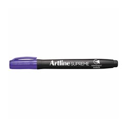Artline Supreme Permanent Marker Bullet 1.0mm Purple - Sold Each (12 per Box)