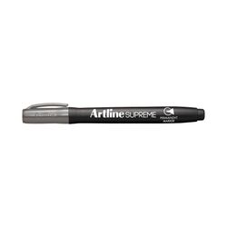 Artline Supreme Permanent Marker Bullet 1.0mm Grey - Sold Each (12 per Box)