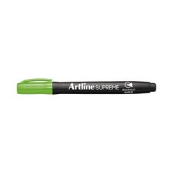 Artline Supreme Permanent Marker Bullet 1.0mm Lime Green - Sold Each (12 per Box)