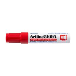 Artline 5109A Whiteboard Marker 10mm Chisel Nib Red - Sold Each (6 per Box)