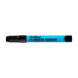 Artline Professional Permanent Marker Plumbers Bullet Black - Sold Each (12 per Box)