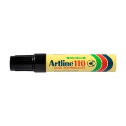 Artline 110 Permanent Marker 4mm Bullet Nib Black Box 6